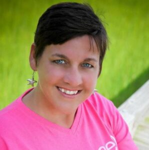 Jeanine Patten-Coble, the President of Little Pink Houses. 
