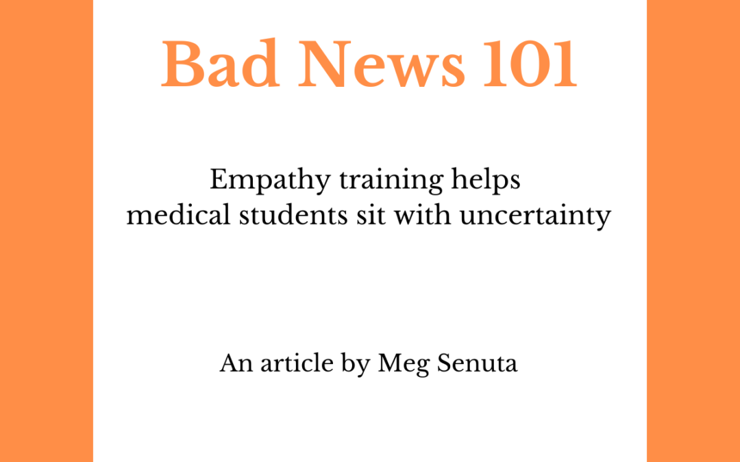 Bad News 101 by Meg Senuta
