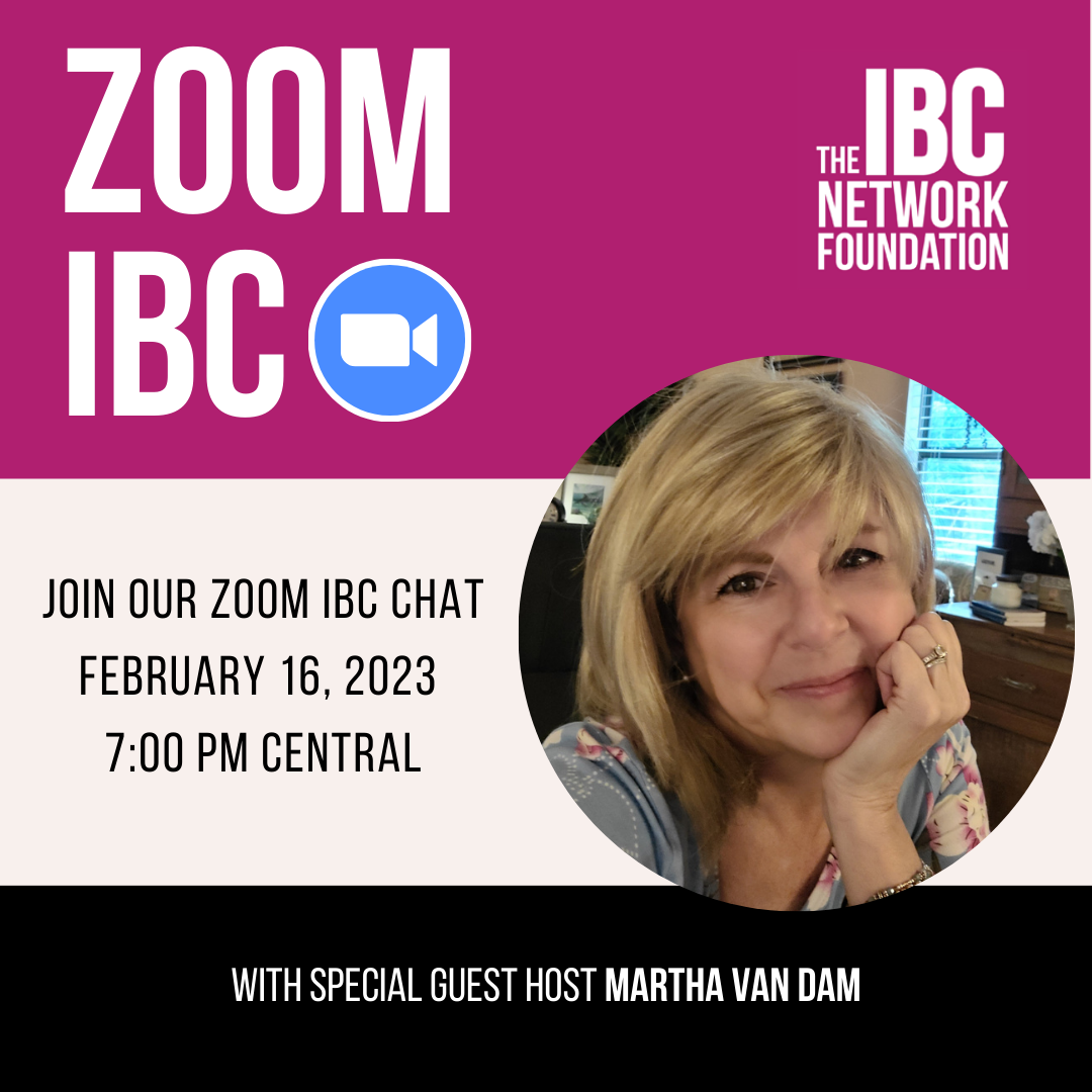 Zoom IBC chat with martha van dam